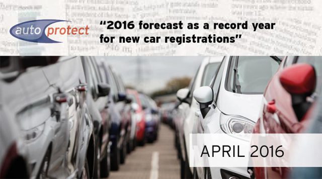 APRIL 2016 - CAR SALES RISE POST BREXIT