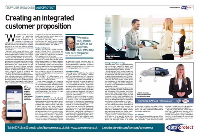 AutoProtect Automotive Management Feature