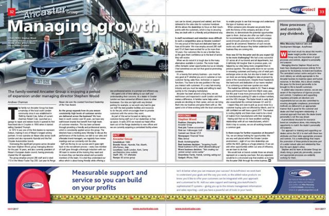 AutoProtect Motor Trader Feature: Managing Growth