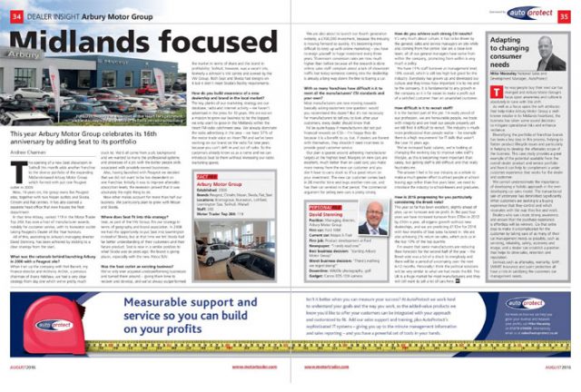 AutoProtect Motor Trader Feature: Midlands Focused